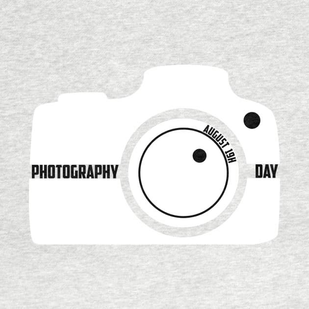 White Camera ,Photography Day , August 19th Photography Lover by Fersan